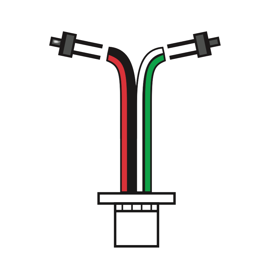 LED display kabel + micro switches