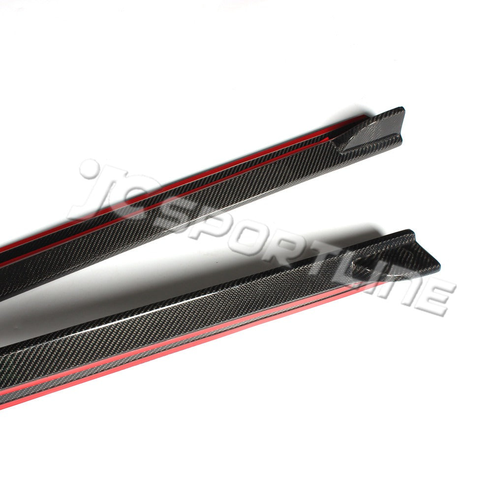 Carbon Side Skirts voor Volkswagen Polo 6R