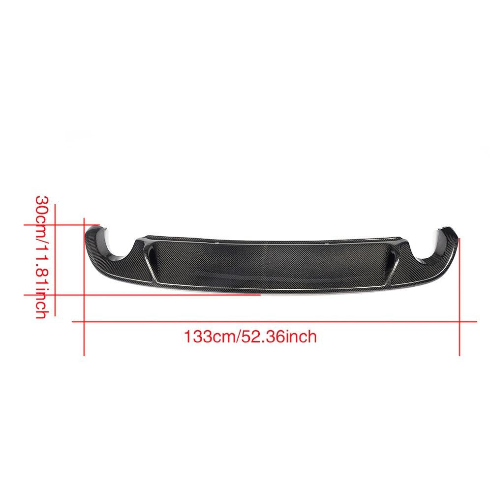 Carbon Diffuser voor Volkswagen Golf 6 R