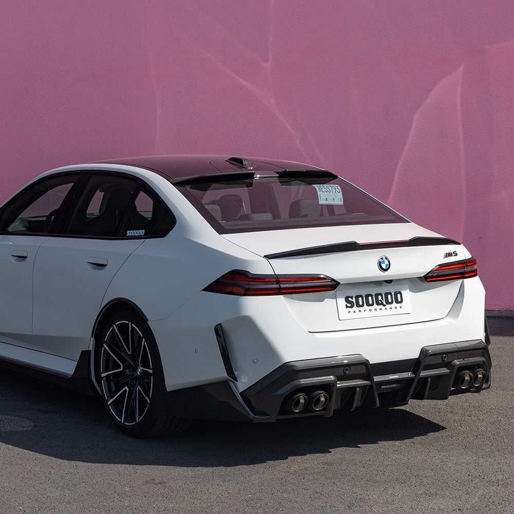 SOOQOO Carbon Spoiler voor BMW M5 G90 (kofferbakspoiler)