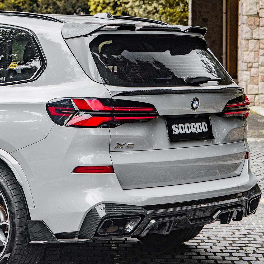 SOOQOO Carbon Spoiler voor BMW X5 G05 (kofferbakspoiler)