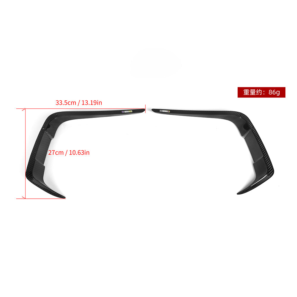 SOOQOO Carbon Vents voor BMW M2 F87 (LCI, voorbumper)
