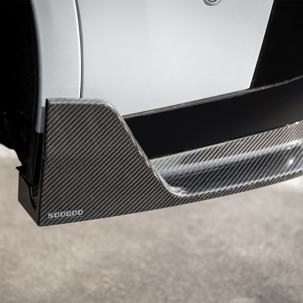 SOOQOO V2 Carbon Front Splitter voor BMW X3 M / X4 M F97, F98 (LCI)