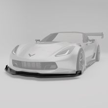 RevoZport Carbon Front Splitter voor Chevrolet Corvette C7