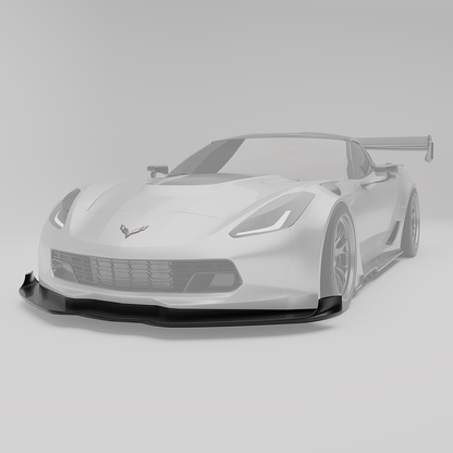 RevoZport Carbon Front Splitter voor Chevrolet Corvette C7