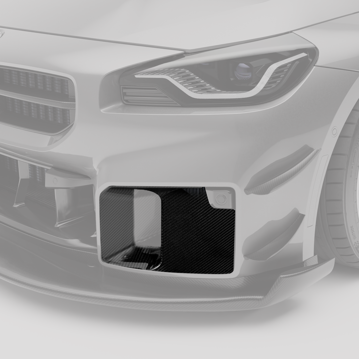 RevoZport Carbon Vents voorbumper Aero voor BMW M2 G87