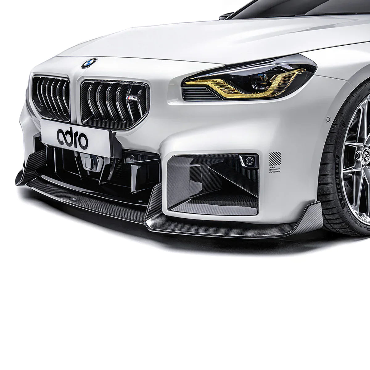 Adro Prepreg Carbon Front Splitter voor BMW G87 M2
