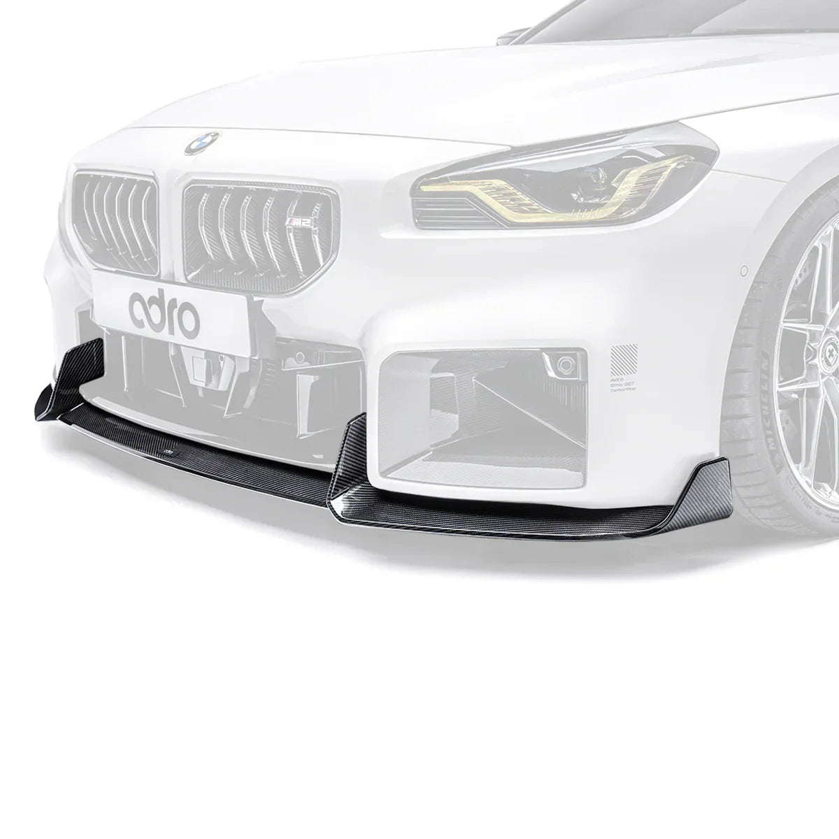 Adro Prepreg Carbon Front Splitter voor BMW G87 M2