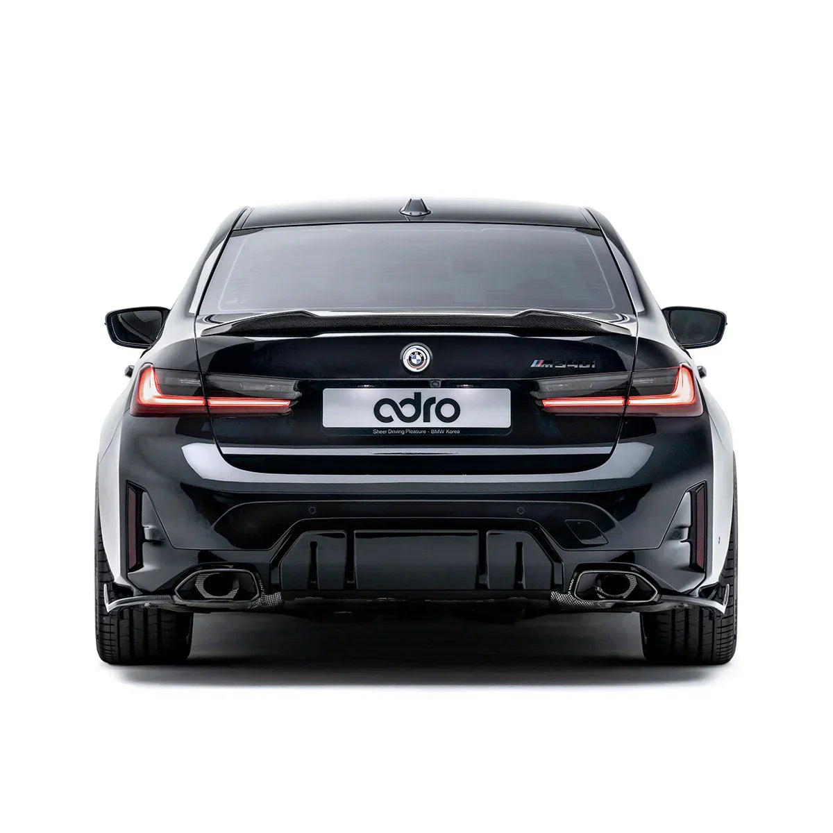 Adro Carbon Diffuser voor BMW G20 M340i Lci Rear Winglets