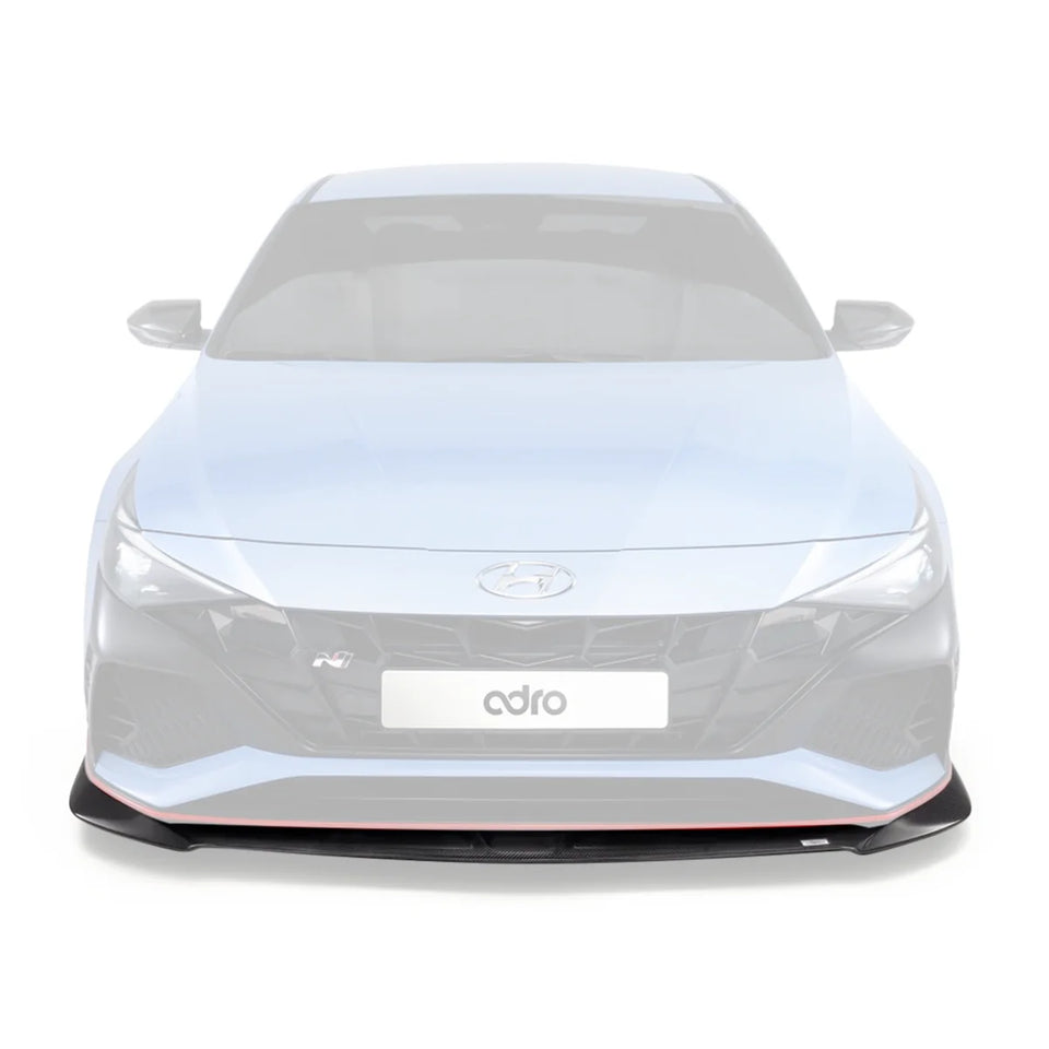 Adro Carbon Front Splitter voor Hyundai Elantra N