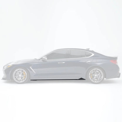 Adro Carbon Side Skirts voor Genesis G70 V3