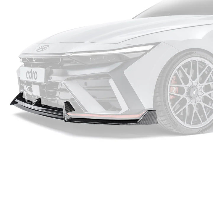 Adro Carbon Front Splitter voor Hyundai Elantra N Pe