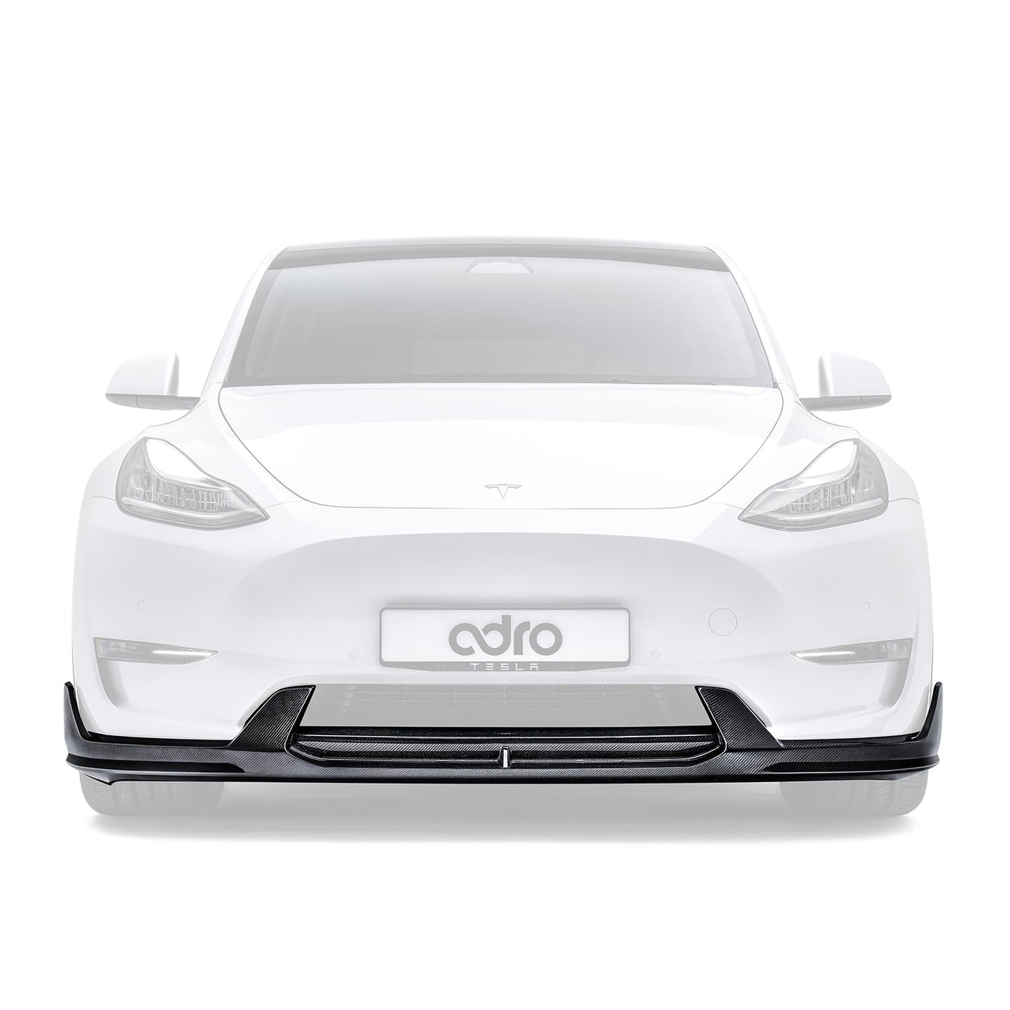 Adro Carbon Front Splitter voor Tesla Model Y