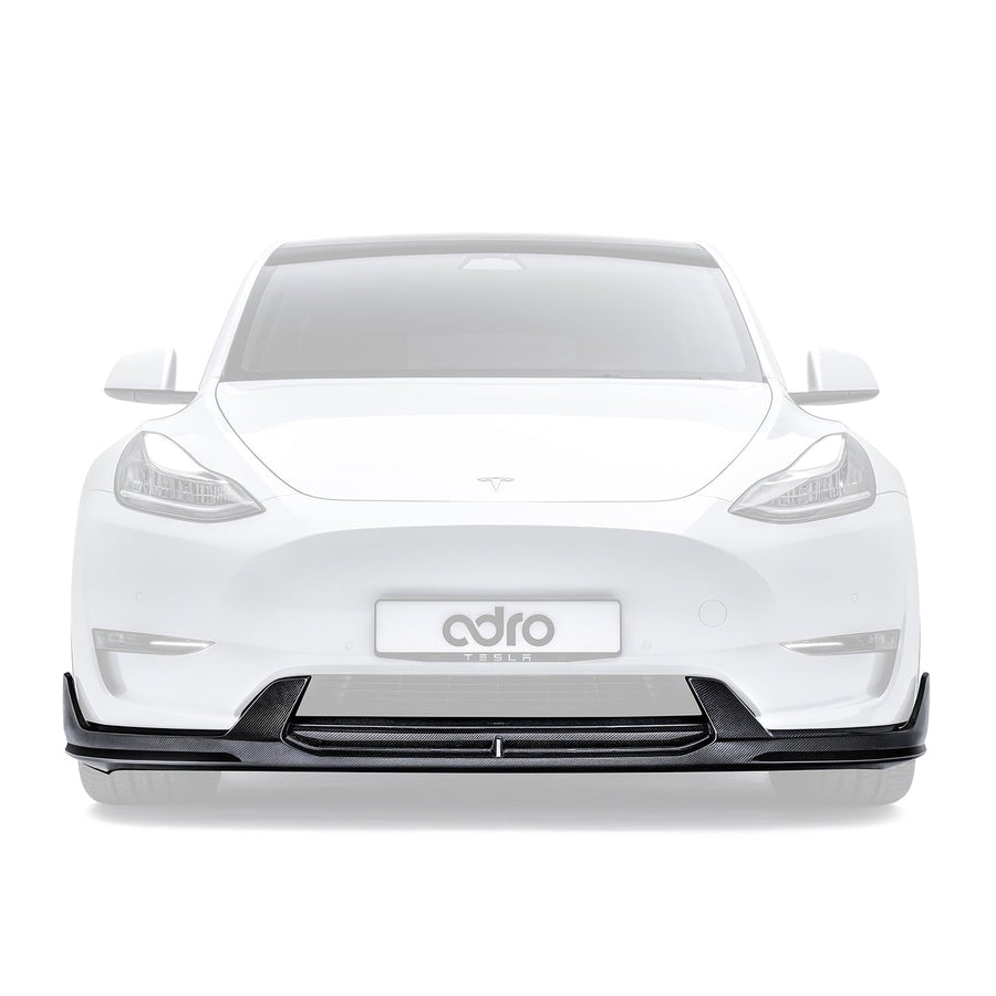 Adro Carbon Front Splitter voor Tesla Model Y