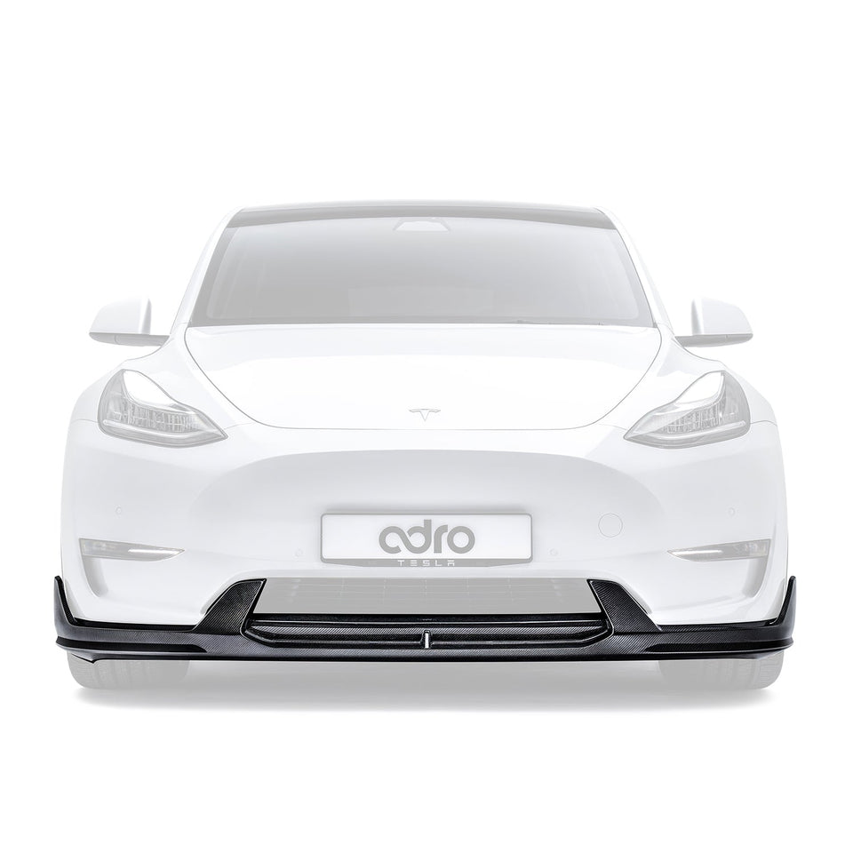 Adro Carbon Front Splitter voor Tesla Model Y