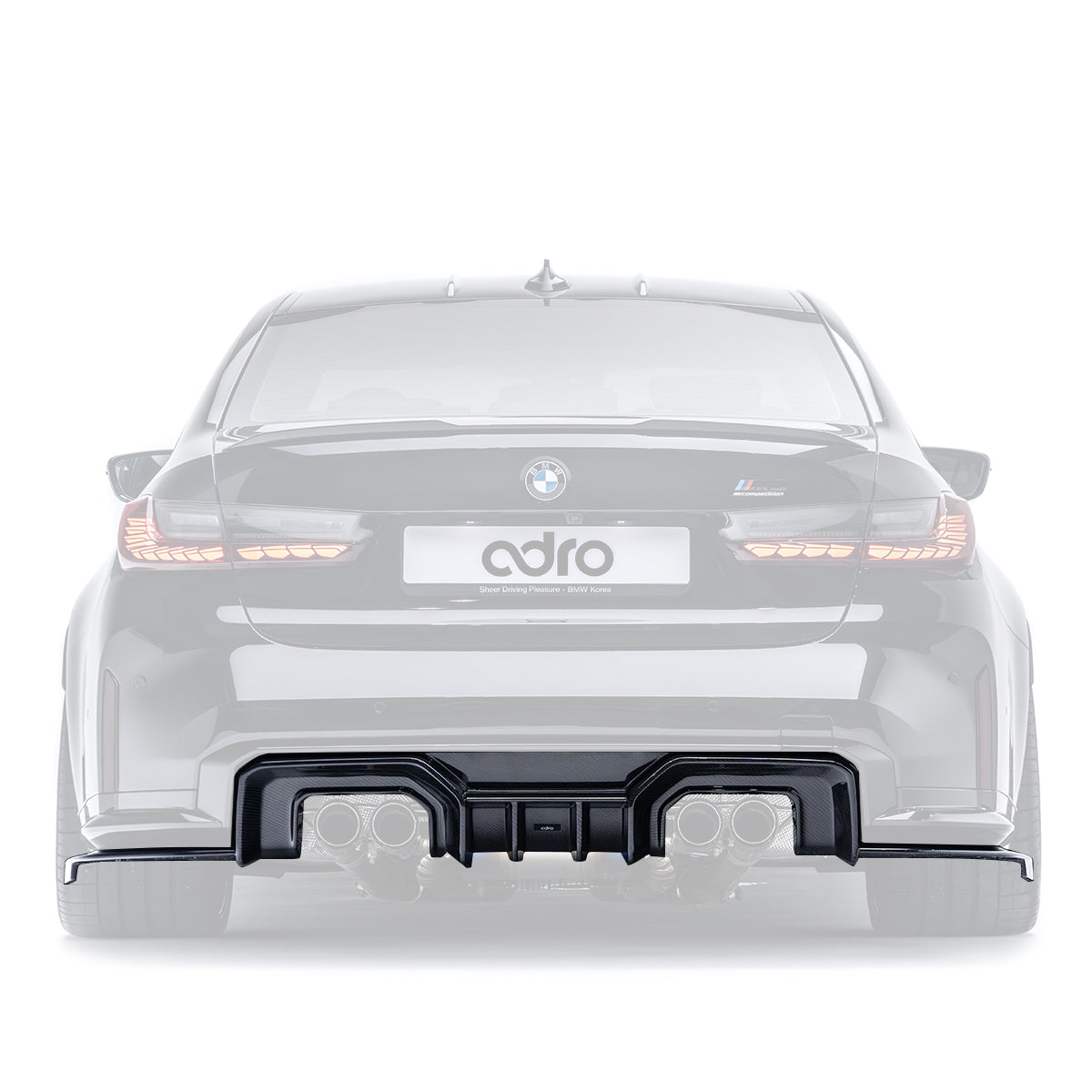 Adro Prepreg Carbon Diffuser voor BMW G80 M3