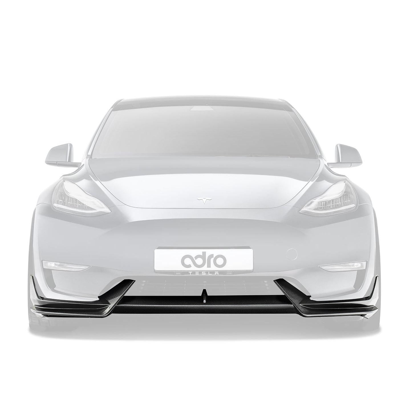 Adro Prepreg Carbon Front Splitter voor Tesla Model Y V1