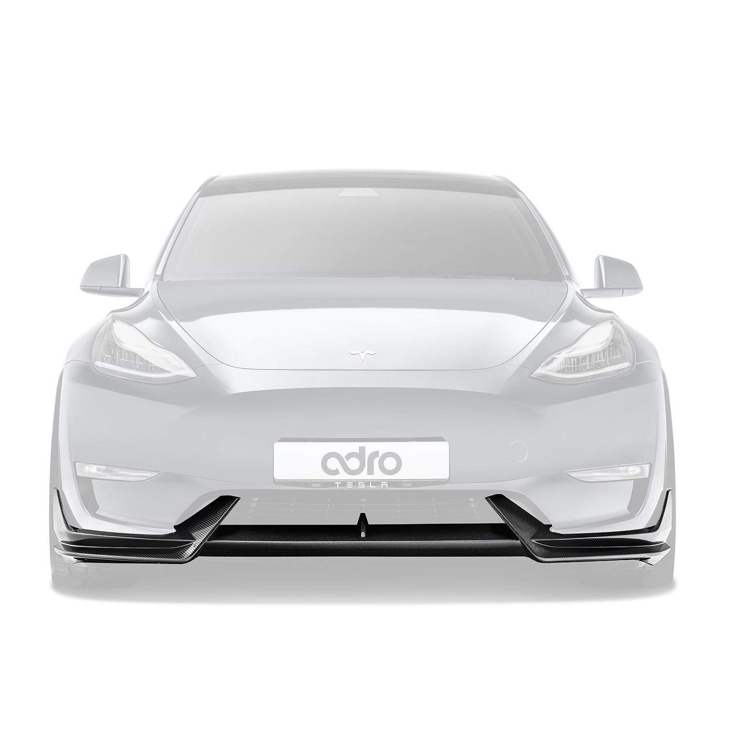 Adro Prepreg Carbon Front Splitter voor Tesla Model Y V1