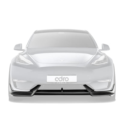 Adro Prepreg Carbon Front Splitter voor Tesla Model Y V1