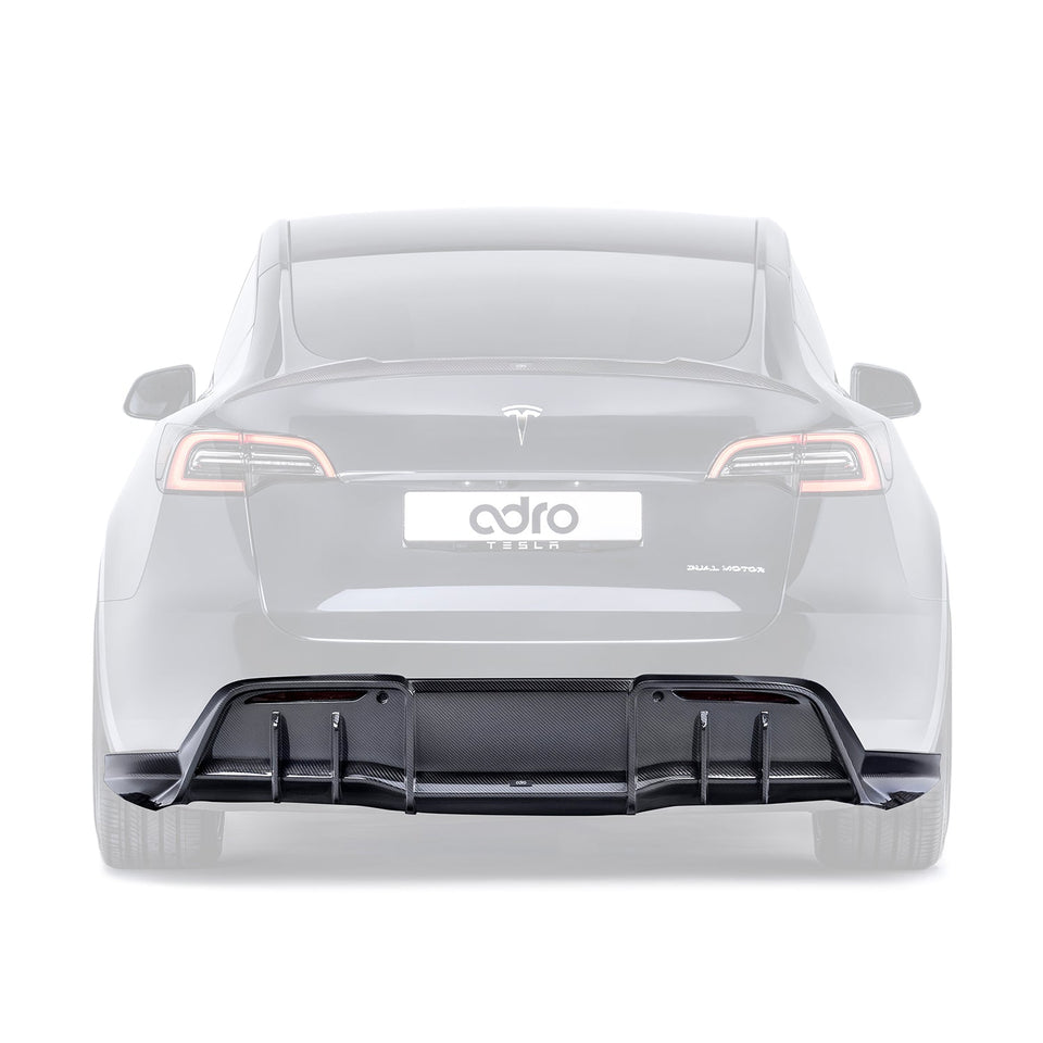 Adro Prepreg Carbon Diffuser voor Tesla Model Y V1