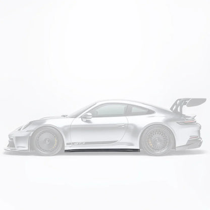 Adro Prepreg Carbon Side Skirts voor Porsche 992.1 GT3