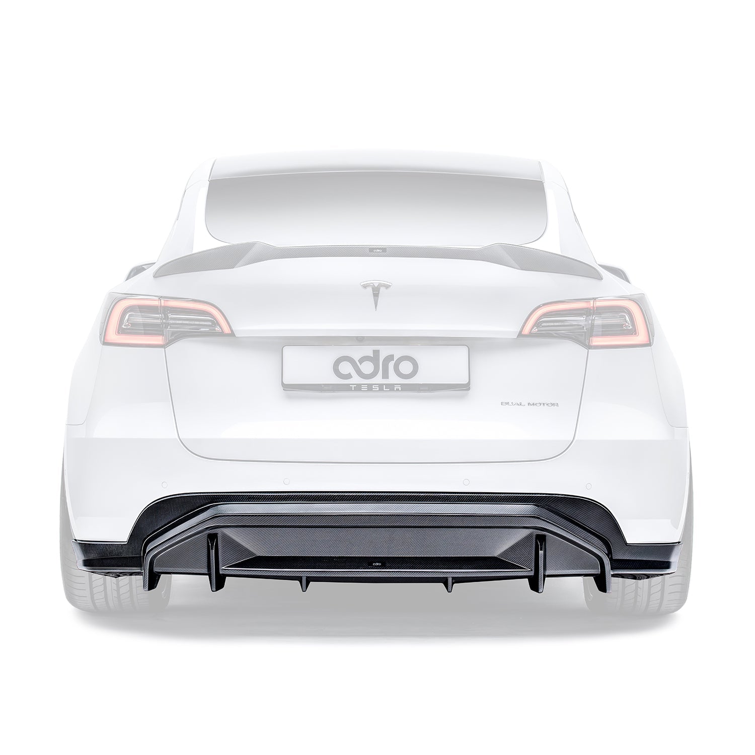 Adro Carbon Diffuser voor Tesla Model Y