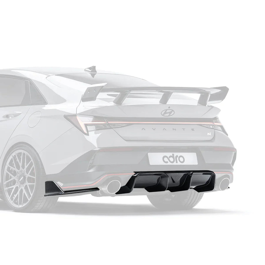 Adro Carbon Diffuser voor Hyundai Elantra N Pe