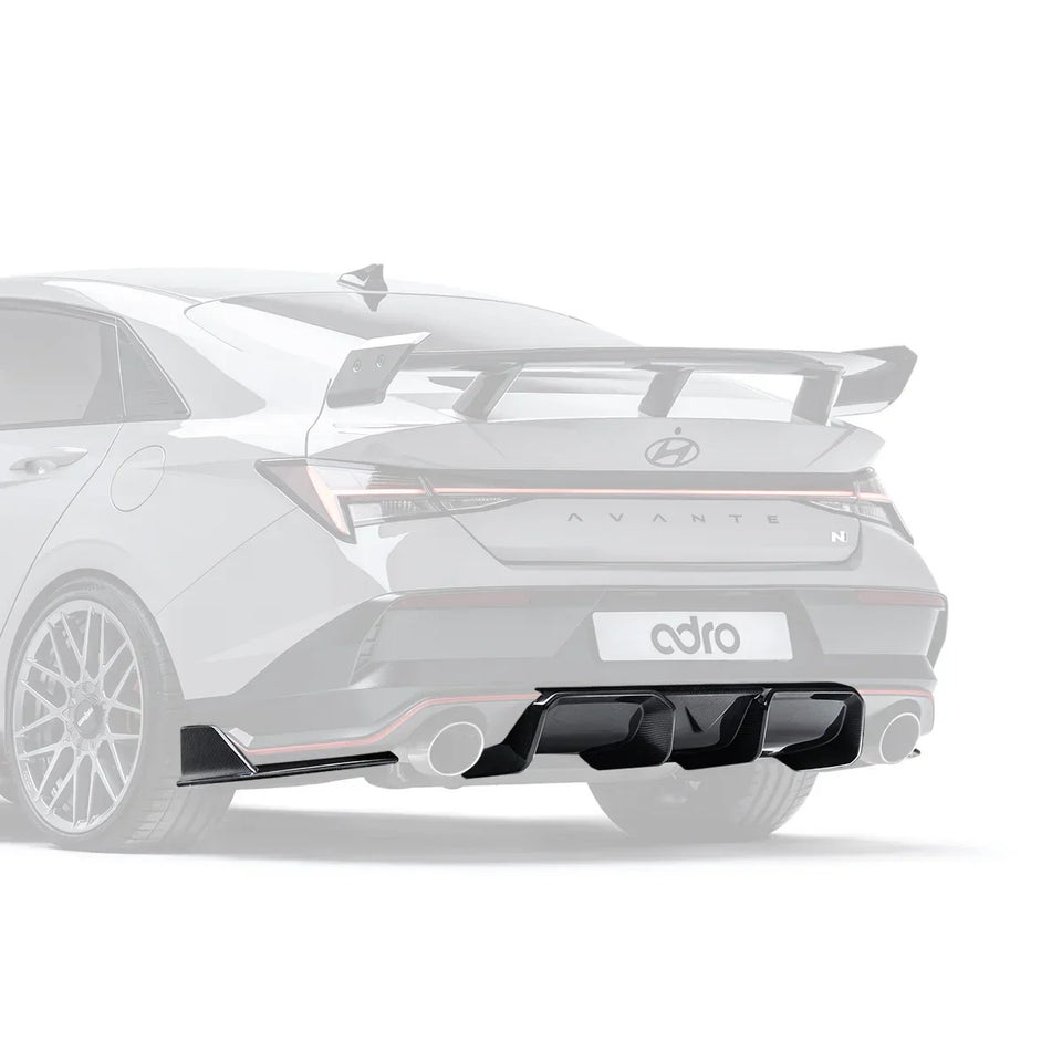 Adro Carbon Diffuser voor Hyundai Elantra N Pe
