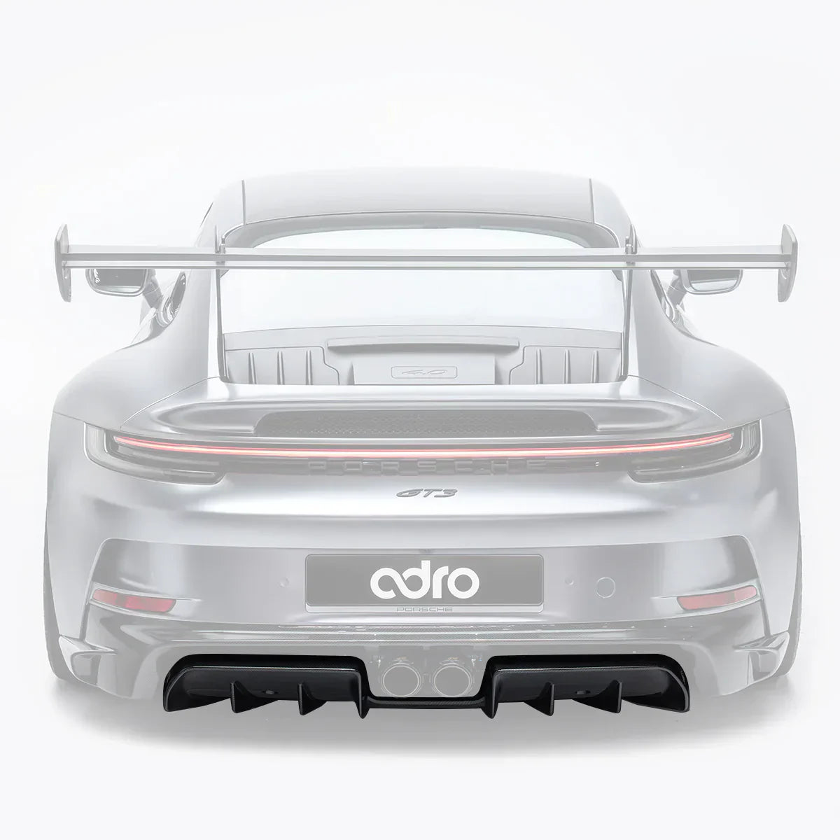 Adro Prepreg Carbon Diffuser voor Porsche 992.1 GT3