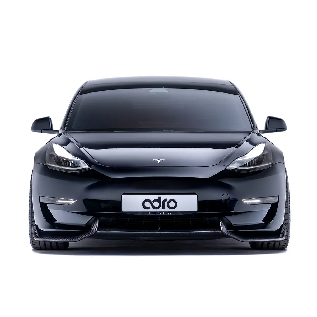 Adro Carbon Front Splitter voor Tesla Model 3