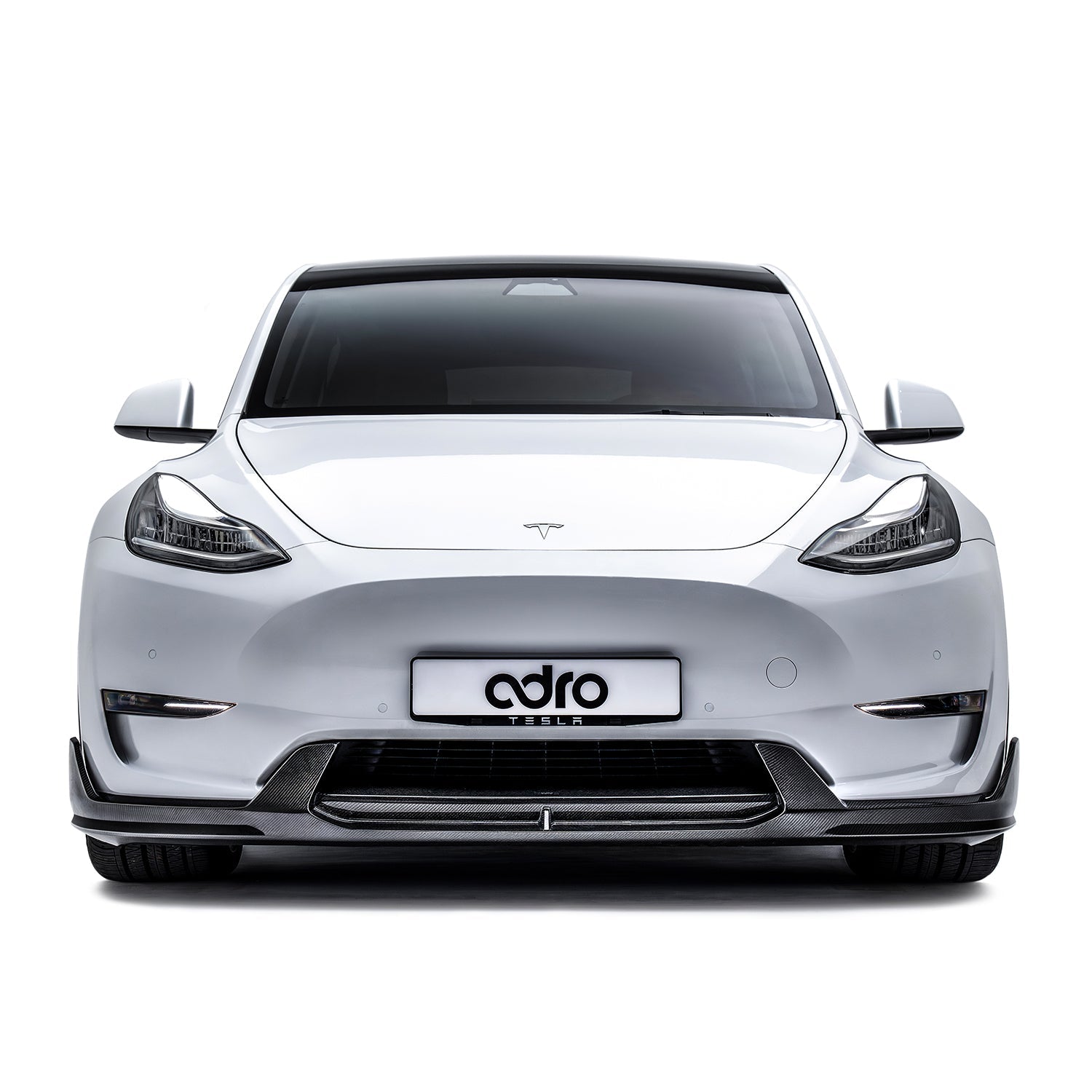 Adro Carbon Front Splitter voor Tesla Model Y