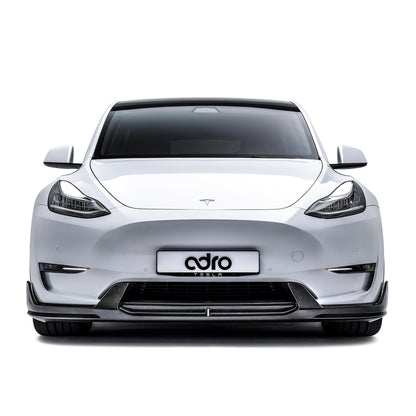 Adro Carbon Front Splitter voor Tesla Model Y