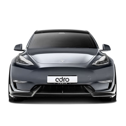 Adro Prepreg Carbon Front Splitter voor Tesla Model Y V1