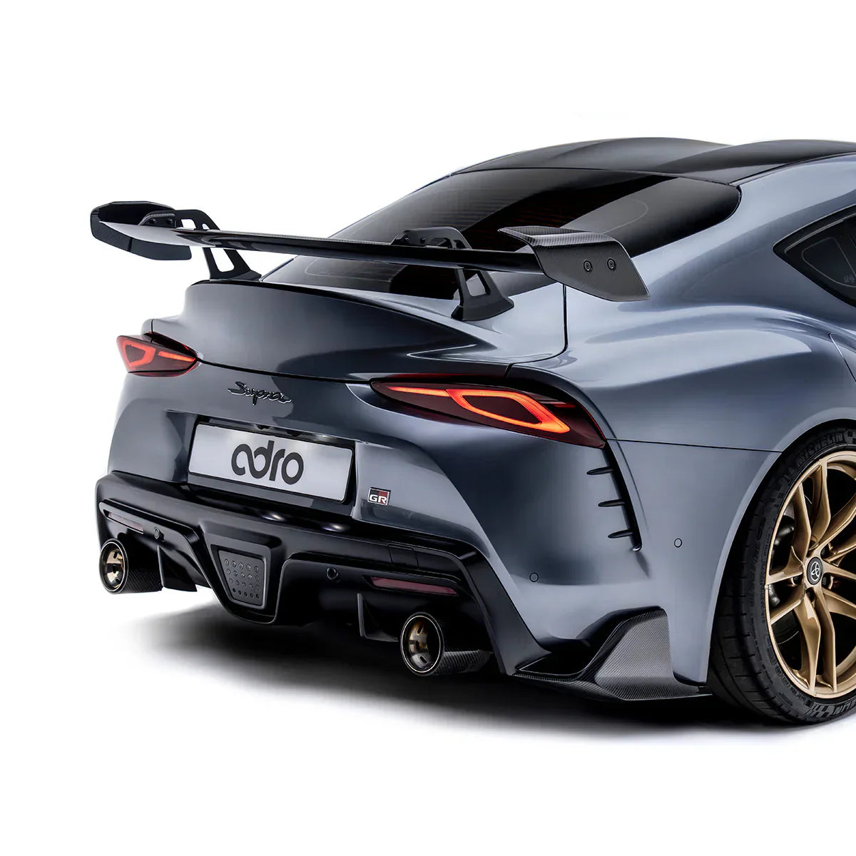 Adro Carbon Diffuser voor Toyota GR Supra Rear Winglets