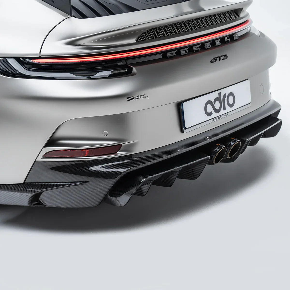 Adro Prepreg Carbon Diffuser voor Porsche 992.1 GT3