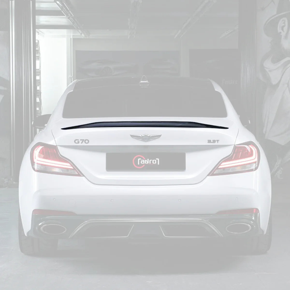 Adro Carbon Spoiler voor Genesis G70 V1