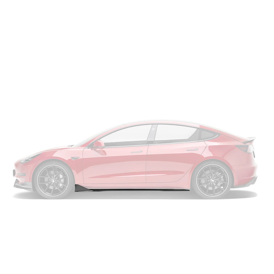 Adro Prepreg Carbon Side Skirts voor Tesla Model 3 V1