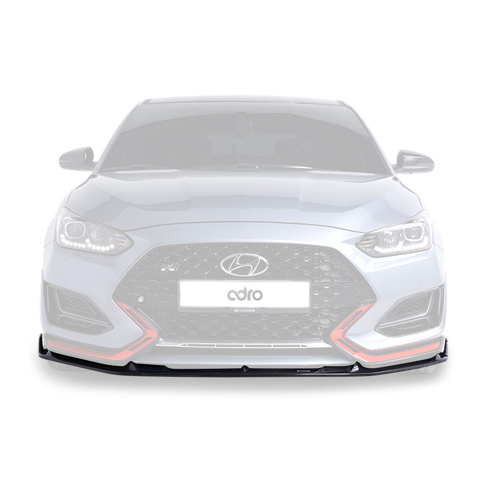 Adro Carbon Front Splitter voor Hyundai Veloster N