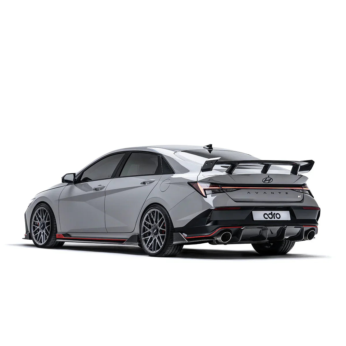 Adro Carbon Diffuser voor Hyundai Elantra N Pe