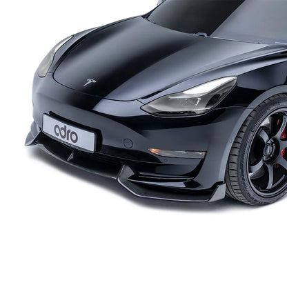 Adro Carbon Front Splitter voor Tesla Model 3