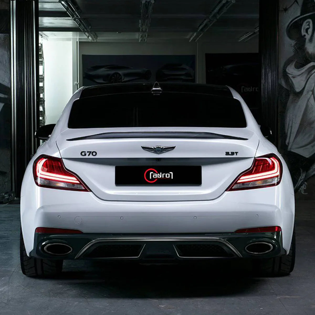 Adro Carbon Spoiler voor Genesis G70 V1