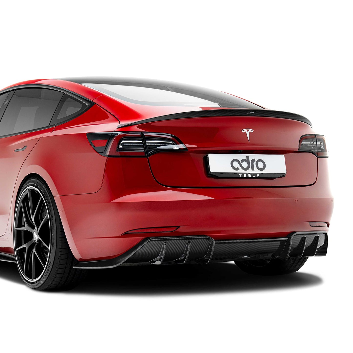 Adro Prepreg Carbon Diffuser voor Tesla Model 3 V1