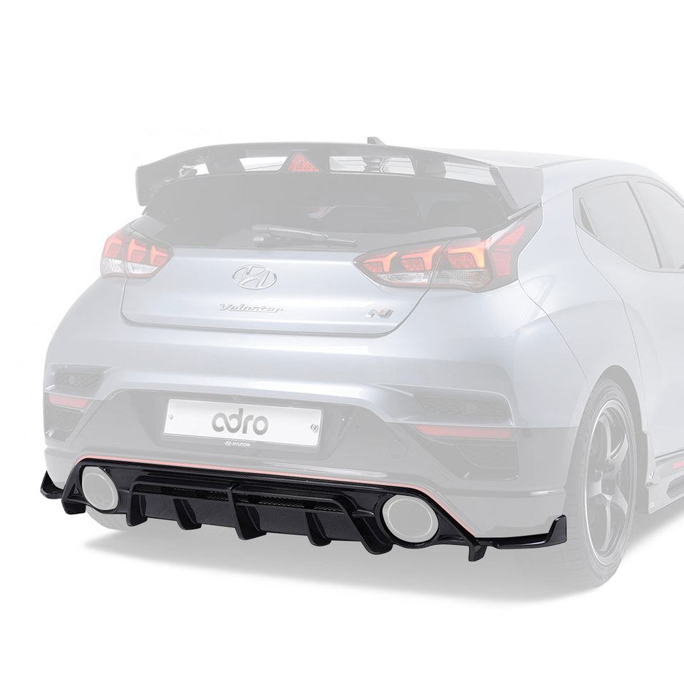 Adro Carbon Diffuser voor Hyundai Veloster N