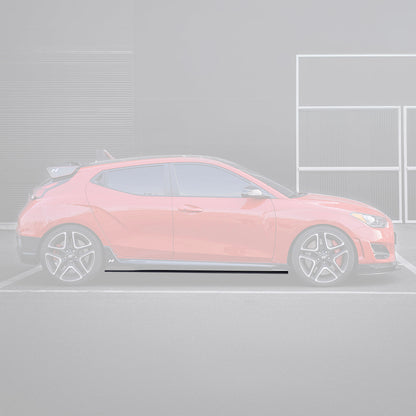 Adro Carbon Side Skirts voor Hyundai Veloster N V1