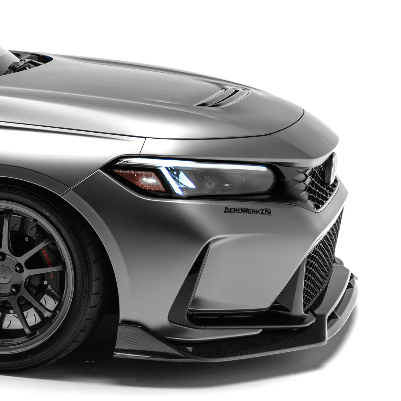 Adro Carbon Front Splitter voor Honda FL5 Civic Type R