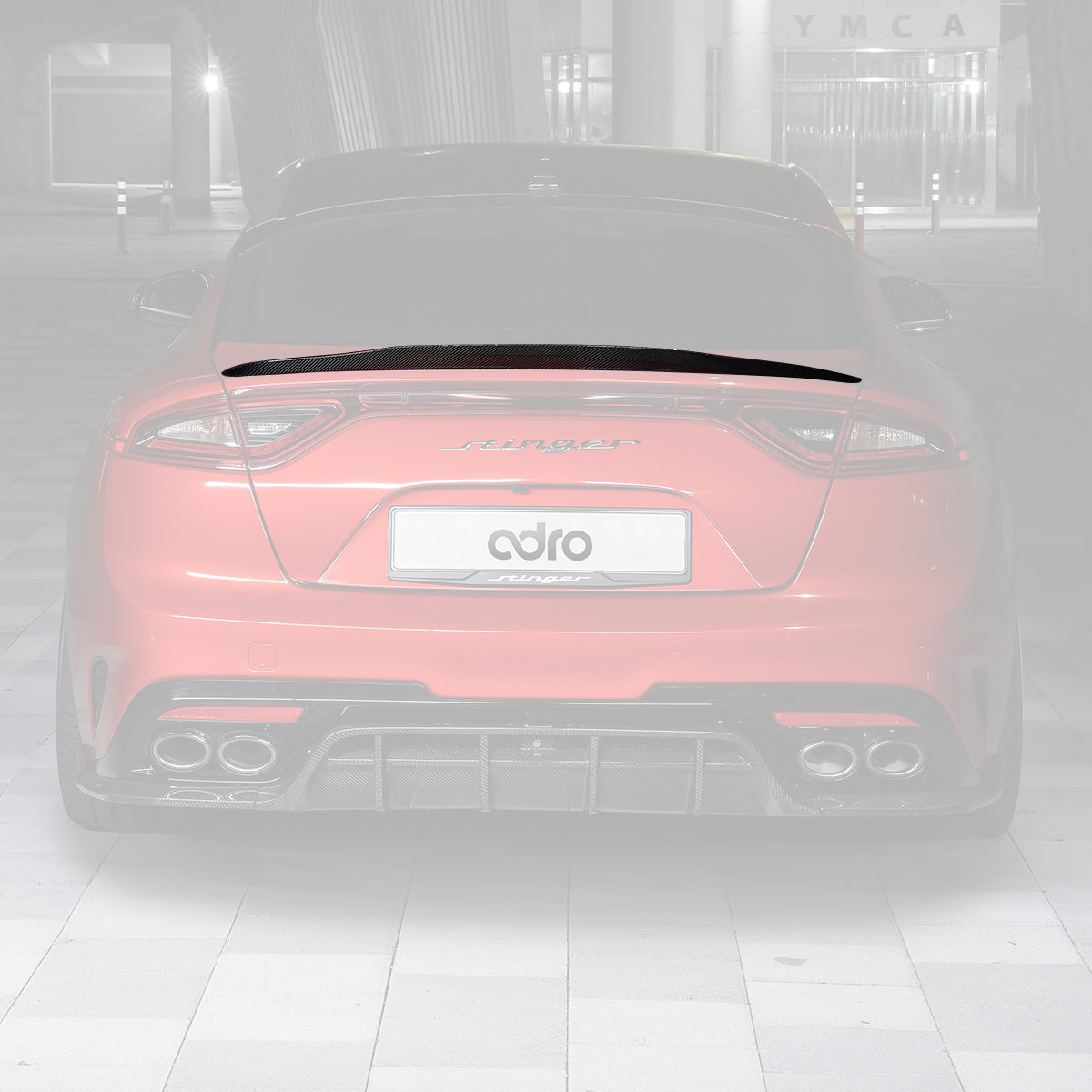 Adro Carbon Spoiler voor Kia Stinger