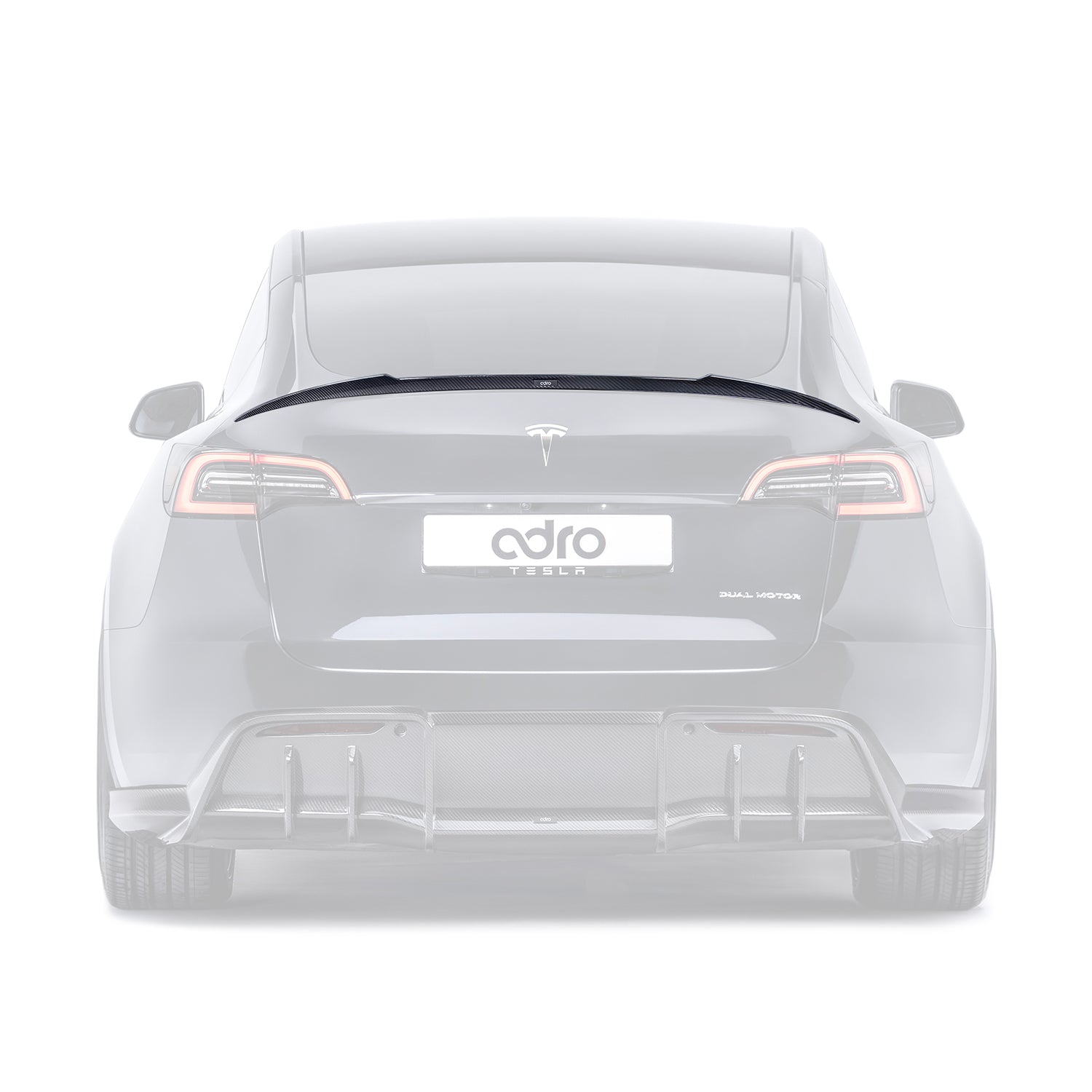 Adro Prepreg Carbon Spoiler voor Tesla Model Y V1