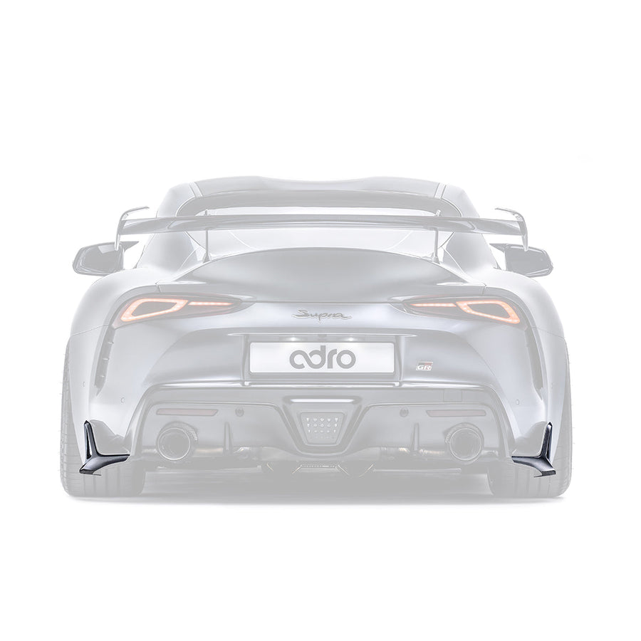 Adro Carbon Diffuser voor Toyota GR Supra Rear Winglets