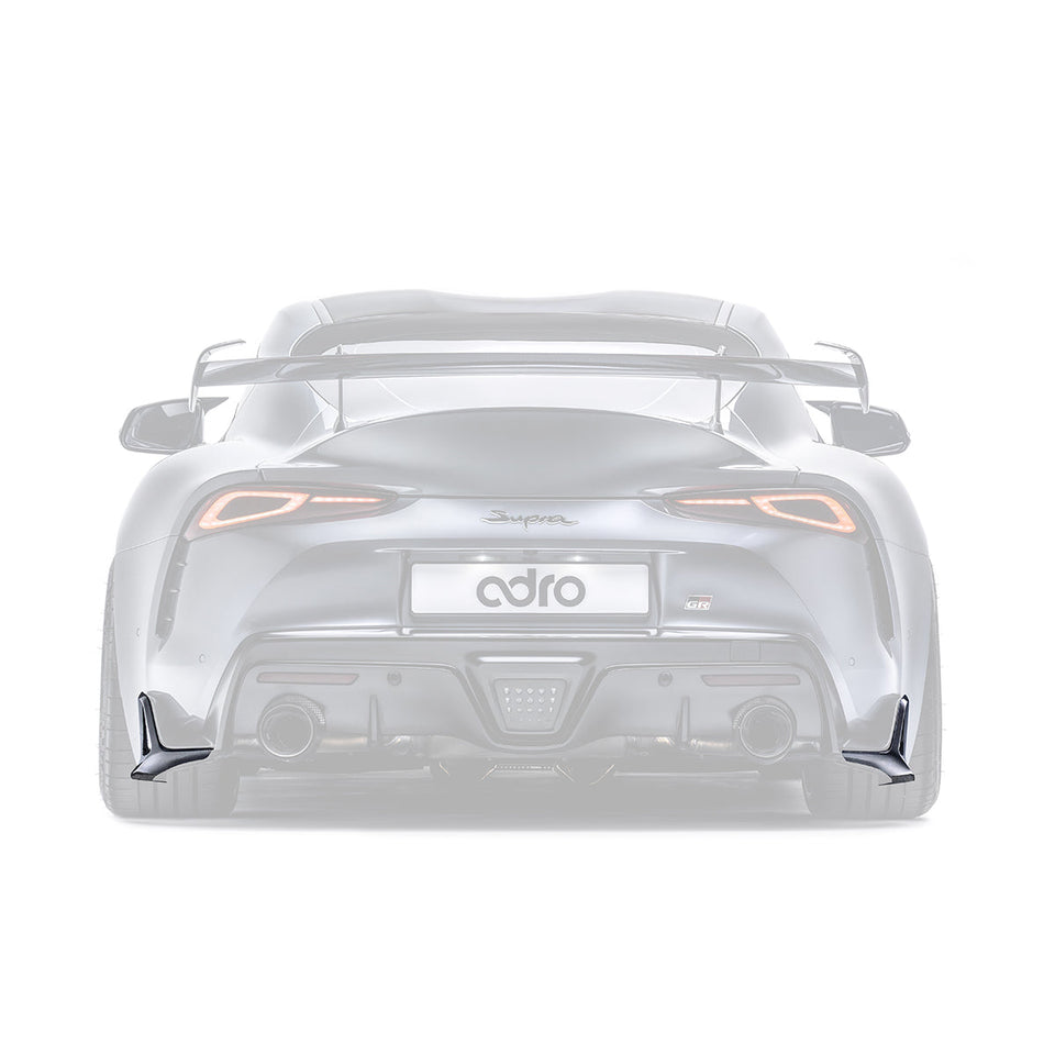 Adro Carbon Diffuser voor Toyota GR Supra Rear Winglets