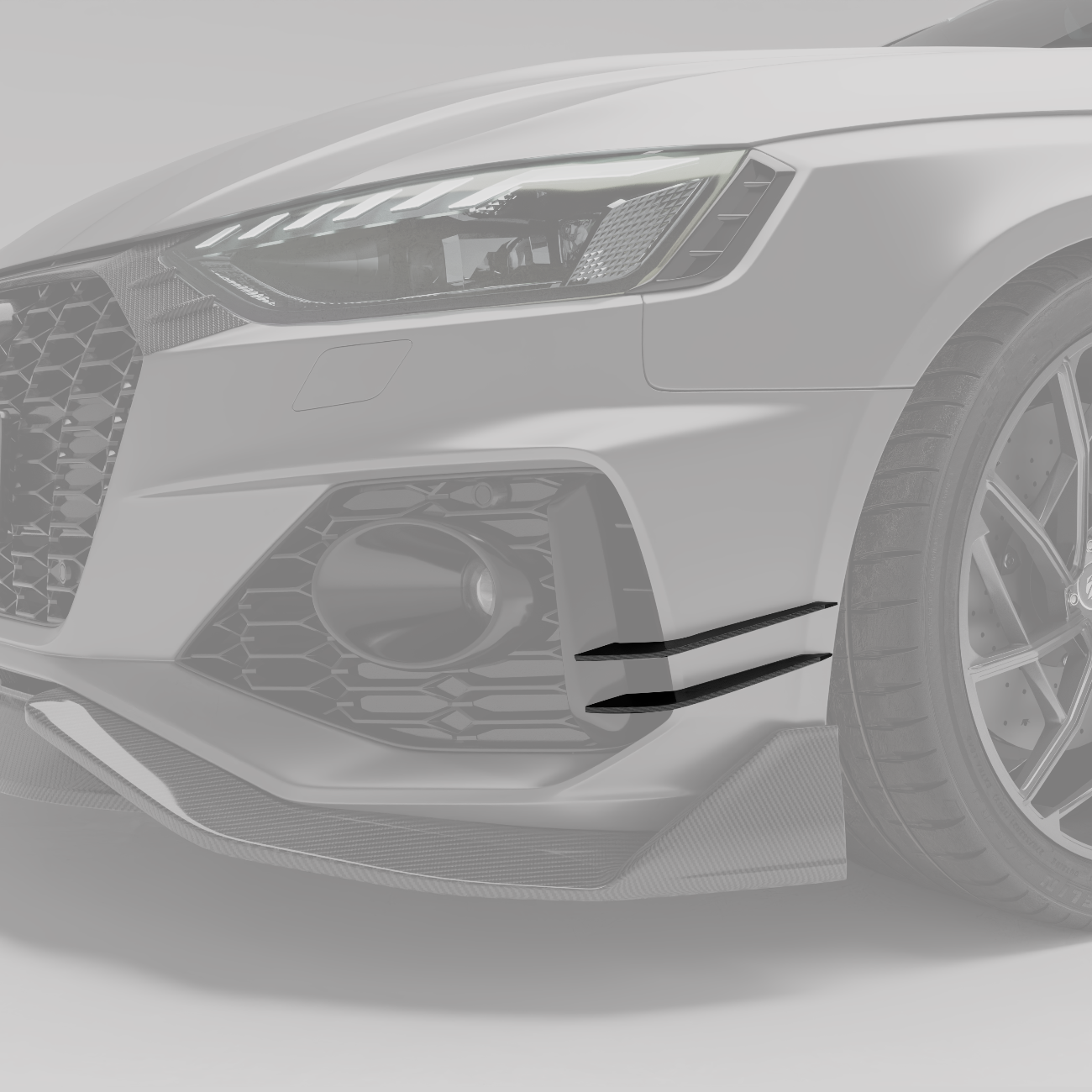 RevoZport Carbon Canards voor Audi RS4 B9.5